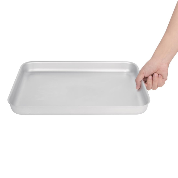 Vogue Backblech Aluminium 37x26,5x4cm 3 Vogue Backblech Aluminium 37x26,5x4cm