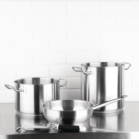 Vogue Edelstahl Sauteuse 24cm 6 Vogue Edelstahl Sauteuse 24cm