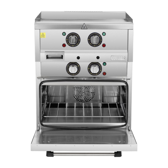 Buffalo 600 Serie freistehende elektrische Grillplatte mit Umluftofen 4 Buffalo 600 Serie freistehende elektrische Grillplatte mit Umluftofen