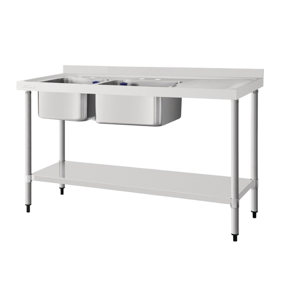 Vogue Spüle Doppelspüle Abtropffläche rechts 150cm 8 Vogue Spüle Doppelspüle Abtropffläche rechts 150cm