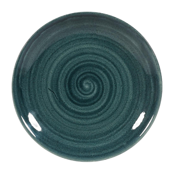 Churchill Stonecast Patina Coupe-Teller, rustikales Blaugrün, 165 mm, (12 Stück) 2 Churchill Stonecast Patina Coupe-Teller, rustikales Blaugrün, 165 mm, (12 Stück)
