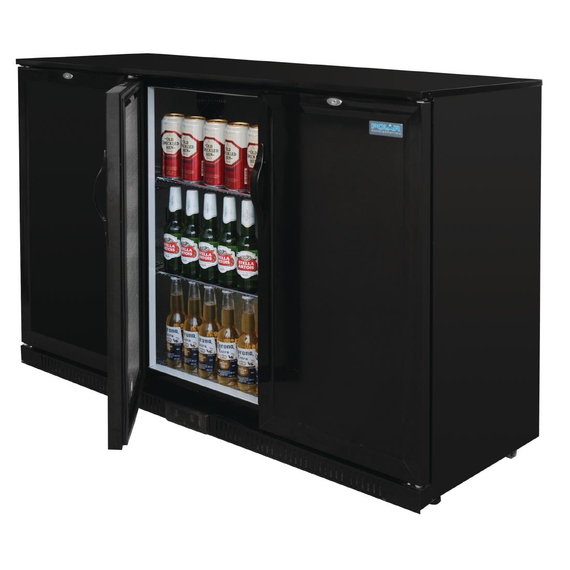 Polar G-Serie 900 mm Barkühler mit Drei Türen 330L Schwarz 2 Polar G-Serie 900 mm Barkühler mit Drei Türen 330L Schwarz