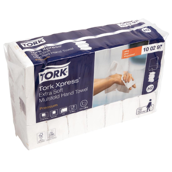 Tork Xpress Extra Soft Multifold Handtuch (2100 Stück) 4 Tork Xpress Extra Soft Multifold Handtuch (2100 Stück)