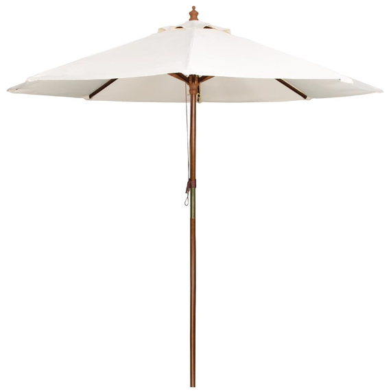 Bolero runder Sonnenschirm creme 3m 5 Bolero runder Sonnenschirm creme 3m