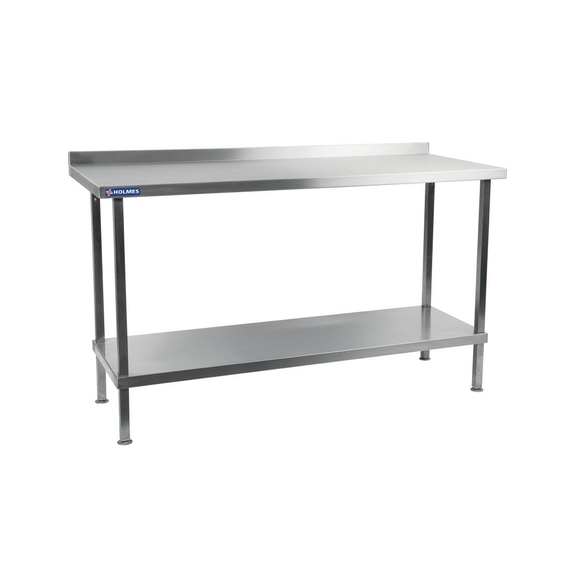 Holmes Wandtisch aus Edelstahl mit Aufkantung 1500 mm 5 Holmes Wandtisch aus Edelstahl mit Aufkantung 1500 mm