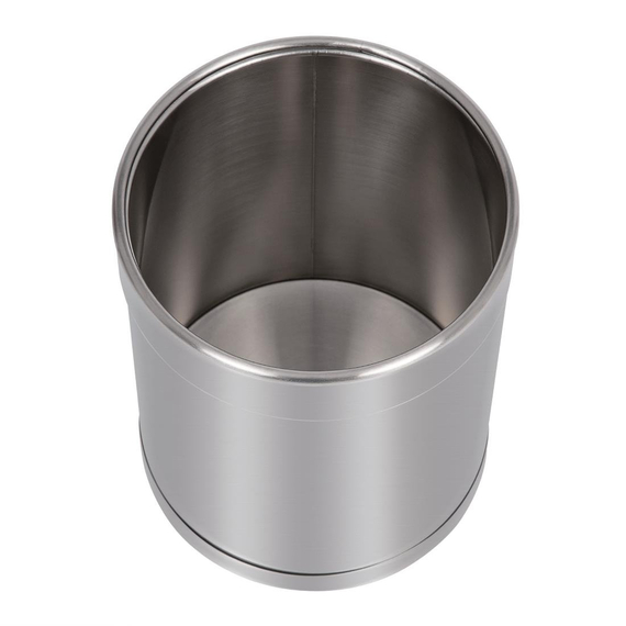 Bolero Papierkorb in Edelstahl 10,2L 1 Bolero Papierkorb in Edelstahl 10,2L