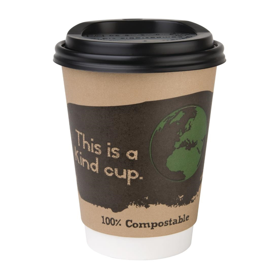 Fiesta Compostable Kompostierbare Heißgetränkebecher doppelwandig 35,5cl (500 Stück) 4 Fiesta Compostable Kompostierbare Heißgetränkebecher doppelwandig 35,5cl (500 Stück)