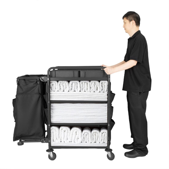 Jantex Kompaktes Housekeeping-Wagen 4 Jantex Kompaktes Housekeeping-Wagen