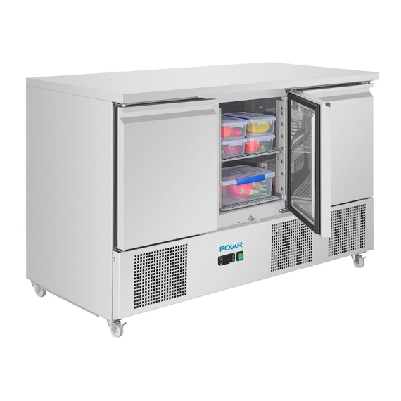 Polar U-Serie Belüftete 3 Tür Salatette Theke 4 Polar U-Serie Belüftete 3 Tür Salatette Theke