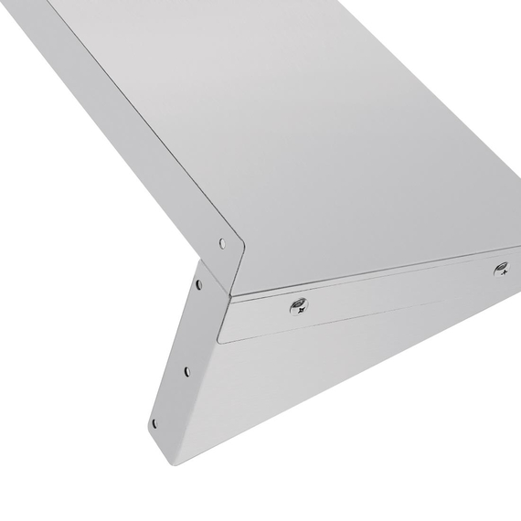 Vogue Edelstahl-Wandregal 60cm 4 Vogue Edelstahl-Wandregal 60cm