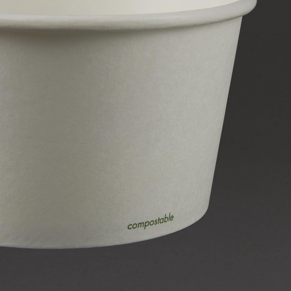 Vegware kompostierbare Suppen- und Universalbecher 35cl (500 Stück) Vegware kompostierbare Suppen- und Universalbecher 35cl (500 Stück)