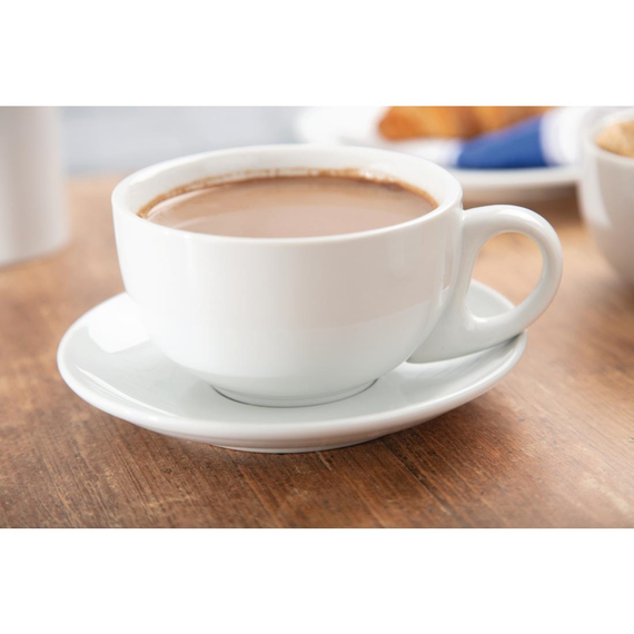 Olympia Whiteware Cappuccinotassen 28,4cl (12 Stück) 3 Olympia Whiteware Cappuccinotassen 28,4cl (12 Stück)