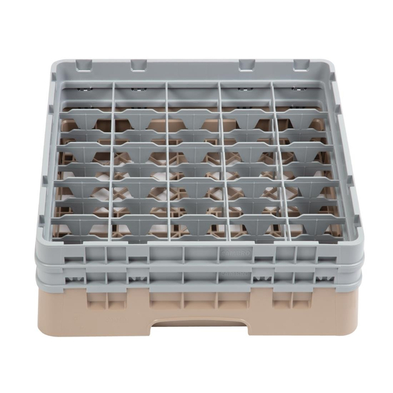 Cambro Gläserspülkorb beige mit 25 Fächern max Glashöhe 13,3cm Cambro Gläserspülkorb beige mit 25 Fächern max Glashöhe 13,3cm