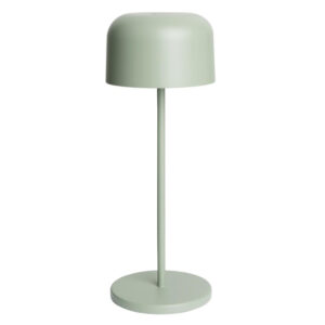 Olympia Siena Tischlampe Runde Kuppel Salbei 300mm