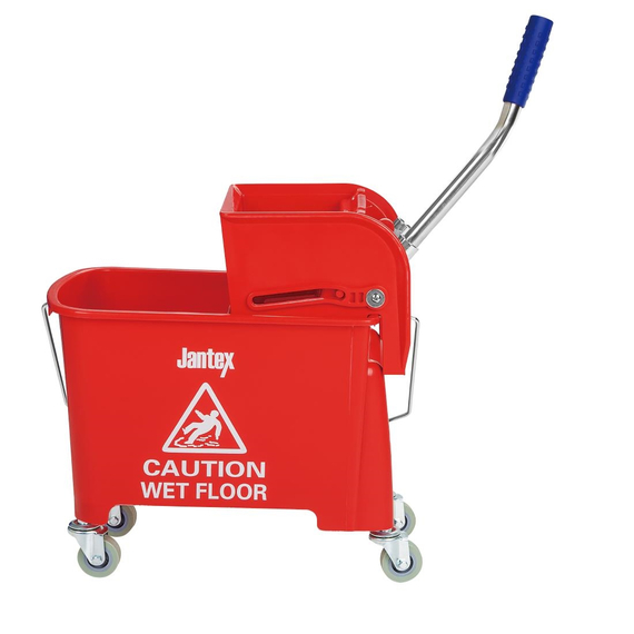 Jantex Moppeimer mit Mopppresse rot 20L 1 Jantex Moppeimer mit Mopppresse rot 20L