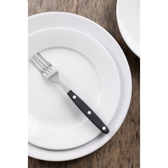 Olympia Steakgabeln mit schwarzem Griff (12 Stück) 6 Olympia Steakgabeln mit schwarzem Griff (12 Stück)