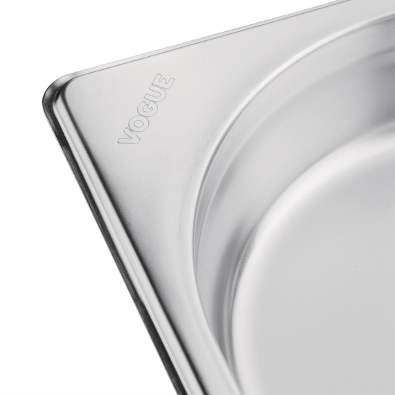 Vogue GN-Behälter Edelstahl 6,5cm GN1/2 5 Vogue GN-Behälter Edelstahl 6,5cm GN1/2