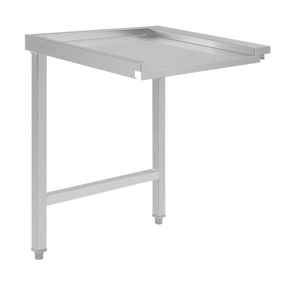 Vogue Tisch für Haubenspülmaschine rechts 60cm 3 Vogue Tisch für Haubenspülmaschine rechts 60cm