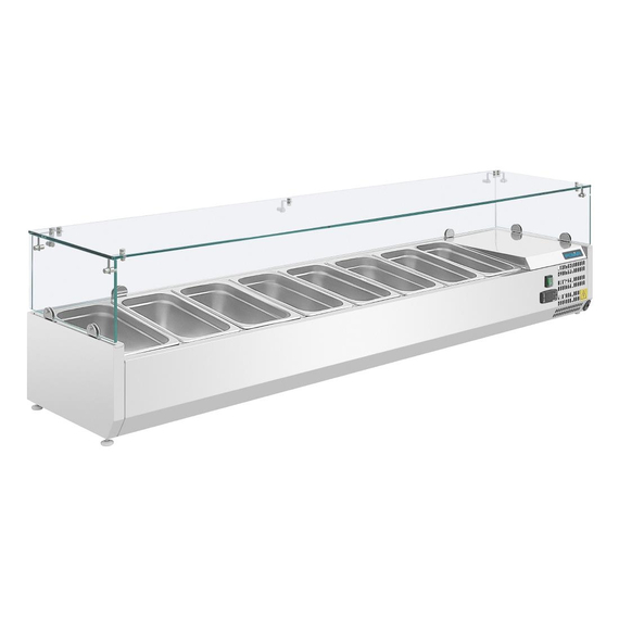 Polar Serie G Aufsatzkühlvitrine für 8x GN1/3 2 Polar Serie G Aufsatzkühlvitrine für 8x GN1/3