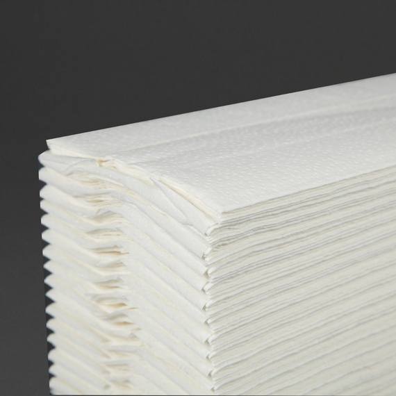 Jantex C-gefaltete Handtücher weiß 2-lagig 15er Pack (157 Stück) 1 Jantex C-gefaltete Handtücher weiß 2-lagig 15er Pack (157 Stück)