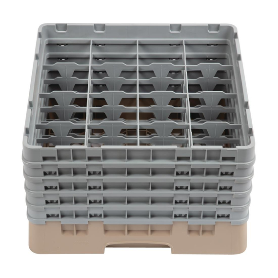 Cambro Gläserspülkorb beige mit 16 Fächern max Glashöhe 25,7cm Cambro Gläserspülkorb beige mit 16 Fächern max Glashöhe 25,7cm