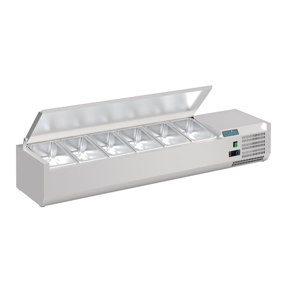 Polar Serie G Aufsatzkühlung mit Deckel 6x GN1/4 1 Polar Serie G Aufsatzkühlung mit Deckel 6x GN1/4