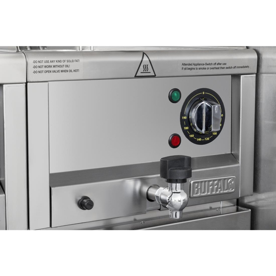 Buffalo 600 Series Einzeltank-Elektrofritteuse 8Ltr 6 Buffalo 600 Series Einzeltank-Elektrofritteuse 8Ltr