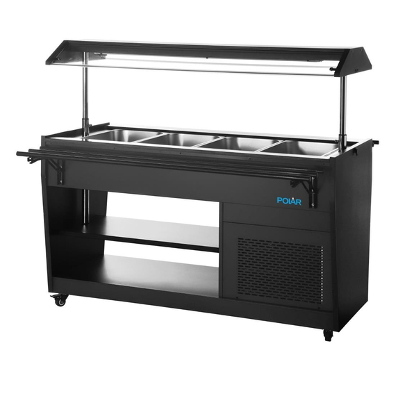 Polar G-Serie Gekühltes Buffet in Schwarz 2 Polar G-Serie Gekühltes Buffet in Schwarz