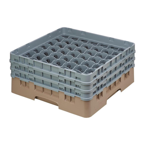 Cambro Gläserspülkorb beige mit 49 Fächern max Glashöhe 17,4cm Cambro Gläserspülkorb beige mit 49 Fächern max Glashöhe 17,4cm