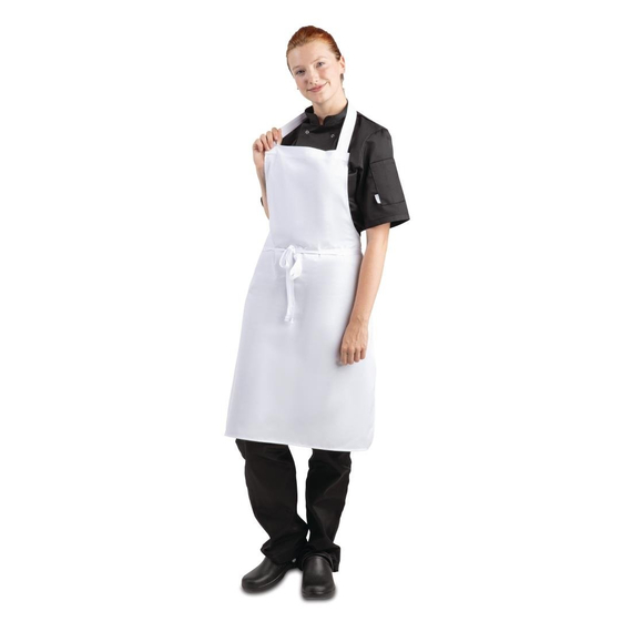 Whites Latzschürze weiß 3 Whites Latzschürze weiß