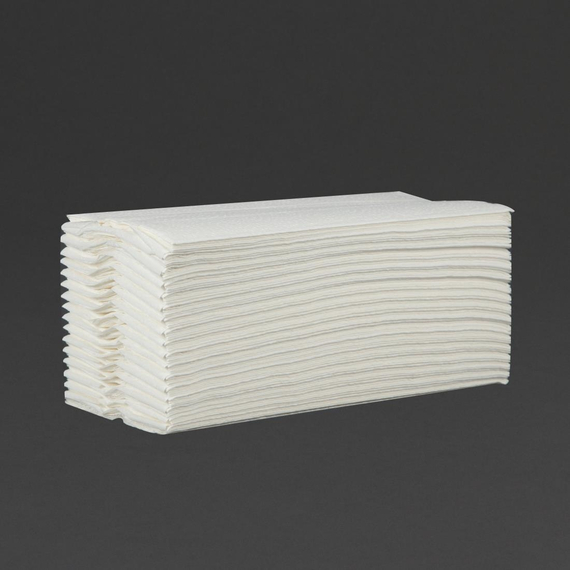 Jantex C-gefaltete Handtücher weiß 2-lagig 15er Pack (157 Stück) Jantex C-gefaltete Handtücher weiß 2-lagig 15er Pack (157 Stück)