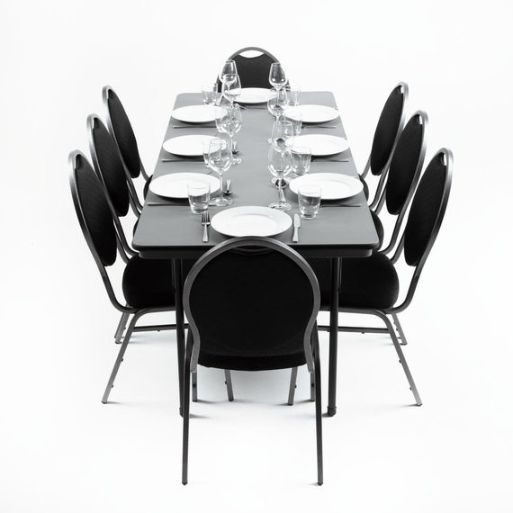 Bolero rechteckiger Klapptisch grau 183cm 1 Bolero rechteckiger Klapptisch grau 183cm
