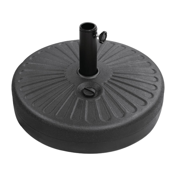 Bolero Sonnenschirm Sockel Schwarz 20Ltr 1 Bolero Sonnenschirm Sockel Schwarz 20Ltr
