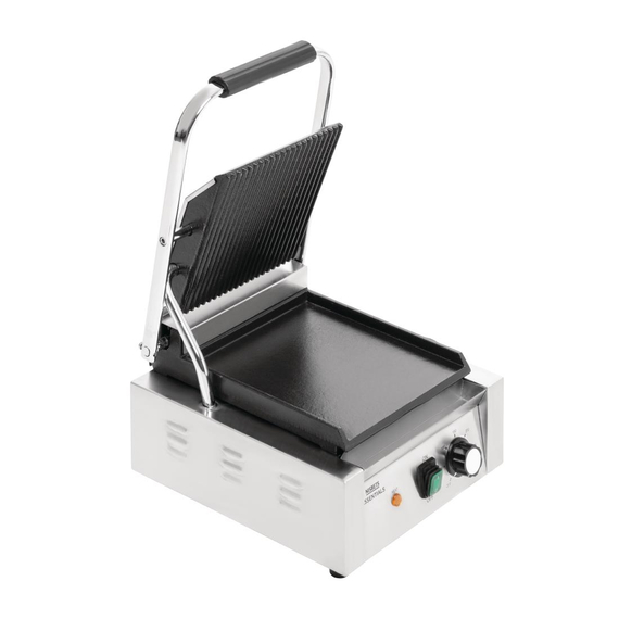 Nisbets Essentials Kontaktgrill gerillte obere Platte 3 Nisbets Essentials Kontaktgrill gerillte obere Platte