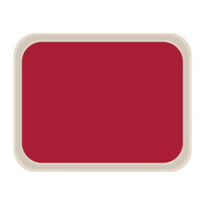 Roltex America Polyester Serviertablett rot 46 x 36cm