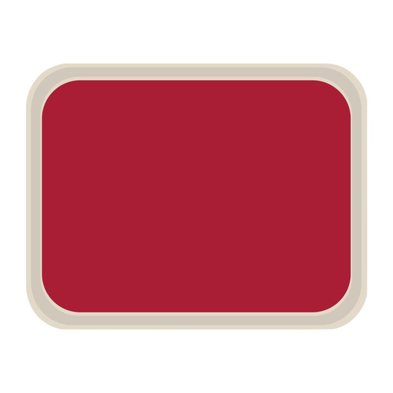 Roltex America Polyester Serviertablett rot 46 x 36cm Roltex America Polyester Serviertablett rot 46 x 36cm