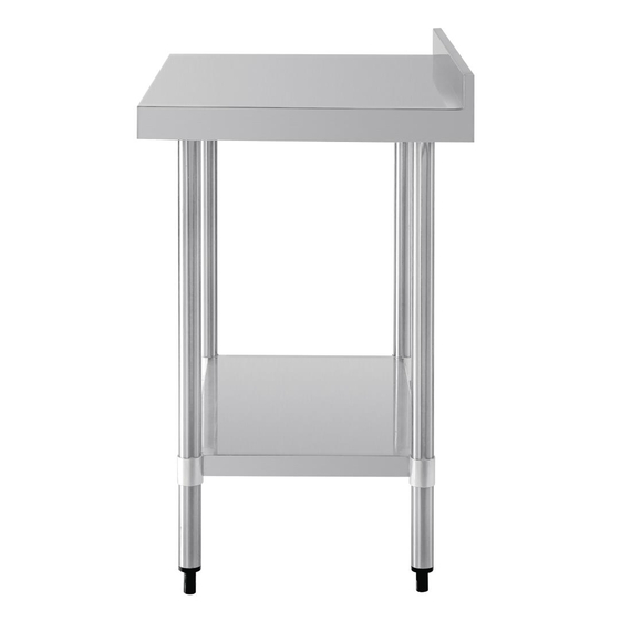 Vogue Edelstahl Arbeitstisch mit Aufkantung und Regalboden 90 x 60cm 5 Vogue Edelstahl Arbeitstisch mit Aufkantung und Regalboden 90 x 60cm