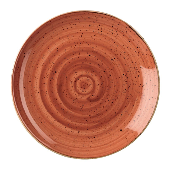 Churchill Stonecast, runder Coupe-Teller, gewürztes Orange, 217 mm, (12 Stück) 1 Churchill Stonecast, runder Coupe-Teller, gewürztes Orange, 217 mm, (12 Stück)
