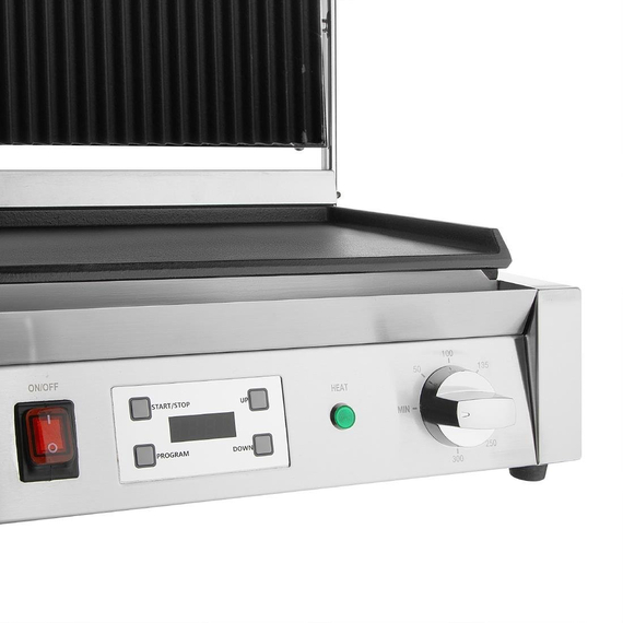 Buffalo extra großer Kontaktgrill mit gerippter und flacher Platte 5 Buffalo extra großer Kontaktgrill mit gerippter und flacher Platte