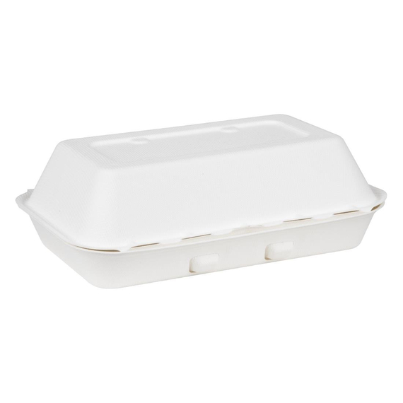 Fiesta Kompostierbare Bagasse Lebensmittelbehälter 9x6" (200 Stück) 1 Fiesta Kompostierbare Bagasse Lebensmittelbehälter 9x6" (200 Stück)