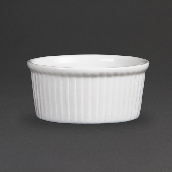 Olympia Whiteware Auflaufförmchen 8,5cm (12 Stück) 6 Olympia Whiteware Auflaufförmchen 8,5cm (12 Stück)