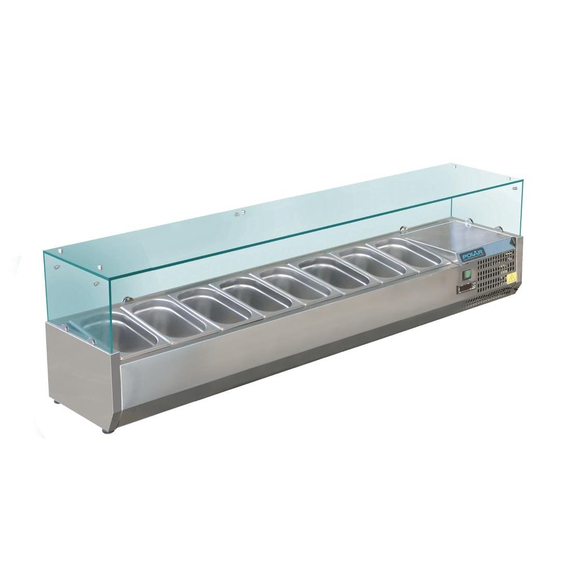 Polar Serie G Aufsatzkühlvitrine für 8x GN1/3 6 Polar Serie G Aufsatzkühlvitrine für 8x GN1/3