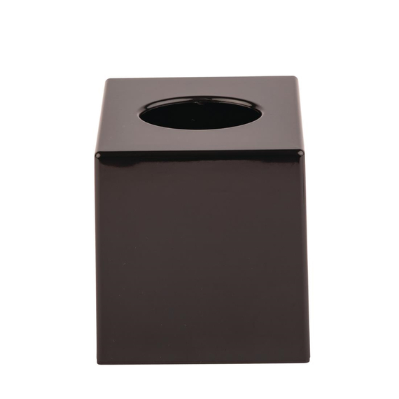 Taschentuchbox Kubus schwarz 1 Taschentuchbox Kubus schwarz