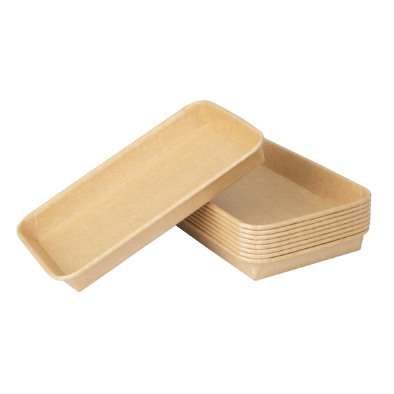 Fiesta Recycelbare Nr. 7 Sushi Tablett Basen 220x137mm (300 Stück) 2 Fiesta Recycelbare Nr. 7 Sushi Tablett Basen 220x137mm (300 Stück)