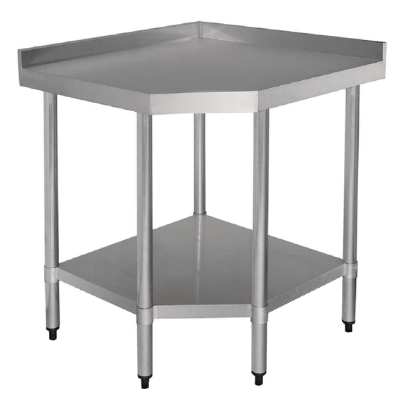 Vogue Arbeitsecktisch mit Aufkantung und Regalboden 90 x 70cm 3 Vogue Arbeitsecktisch mit Aufkantung und Regalboden 90 x 70cm