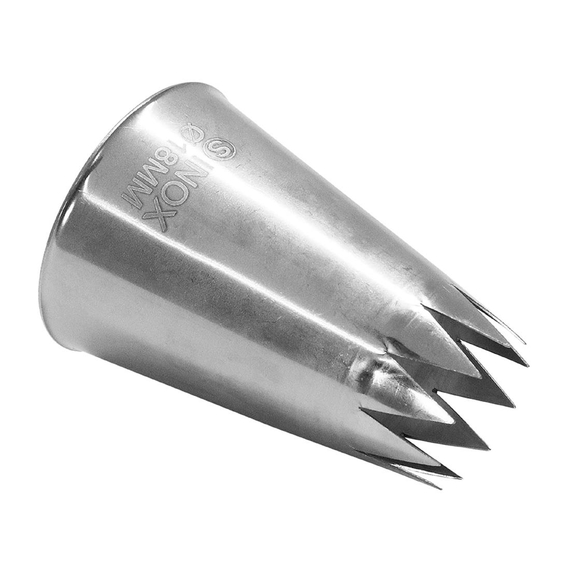 Schneider Edelstahl Sterntülle 18mm 4 Schneider Edelstahl Sterntülle 18mm