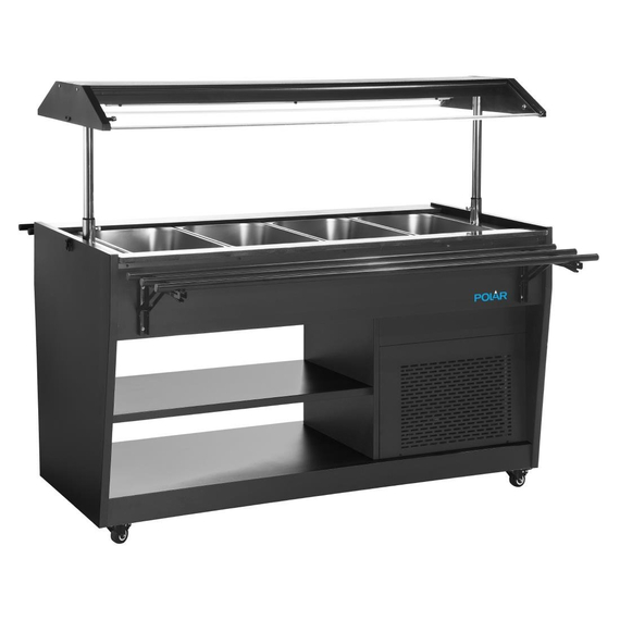Polar G-Serie Gekühltes Buffet in Schwarz 1 Polar G-Serie Gekühltes Buffet in Schwarz