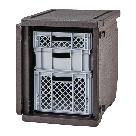 Cambro isolierter Frontlader Lebensmitteltransportbehälter 155L 3 Cambro isolierter Frontlader Lebensmitteltransportbehälter 155L