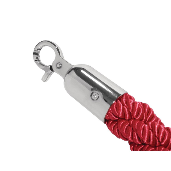 Bolero geflochtene Absperrkordel 1,5m rot Bolero geflochtene Absperrkordel 1,5m rot