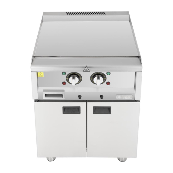 Buffalo 600 Serie freistehendes elektrisches Griddle 600mm 3 Buffalo 600 Serie freistehendes elektrisches Griddle 600mm